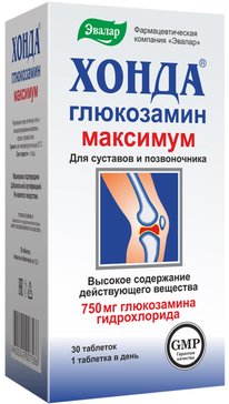 Хонда глюкозамин максимум тб N 30