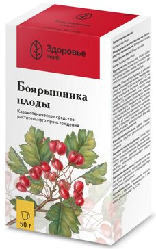 Боярышник плоды Здоровье 50г