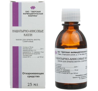 Нашатырно-анисовые капли фл 25мл