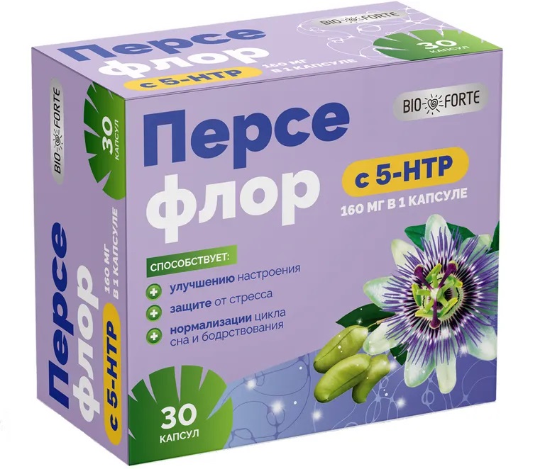 bioforte капс. персефлор с 5-htp n30