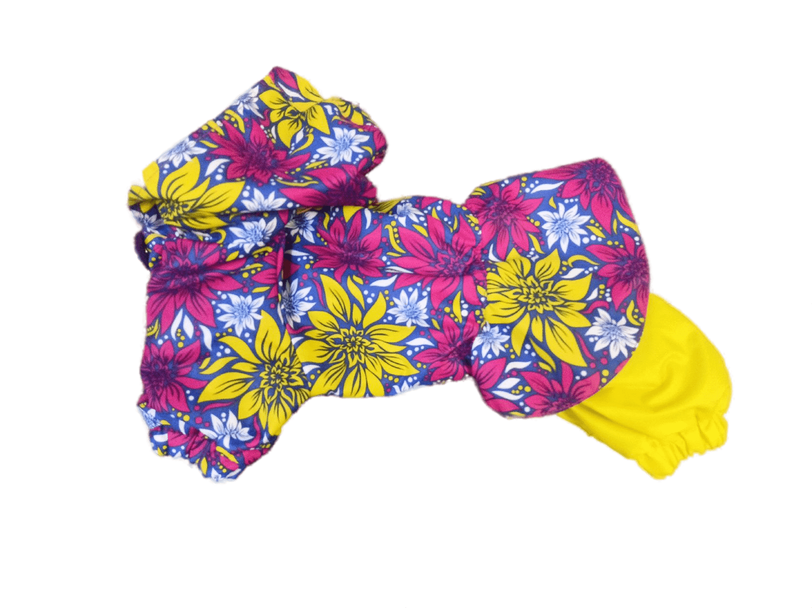 Комбинезон утепленный для собак цветы р.24