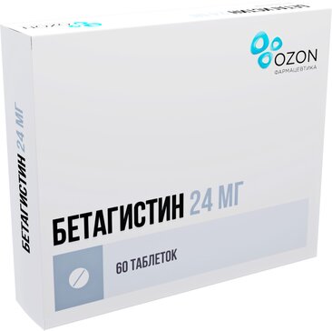 Бетагистин Озон тб 24мг N 60