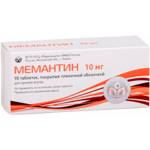 Мемантин-СЗ тб п/о плен 10 мг N 90