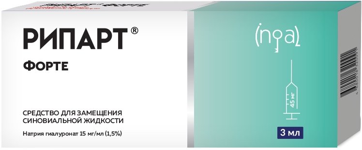 Рипарт форте ср-во д/замещения синовиальной жидкости 15мг/мл шприц 3 мл N 1