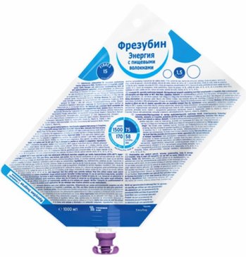 Фрезубин Энергия с пищев. волокнами пакет 1000мл N 1