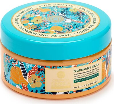 Oblepikha Siberica облепиховая маска для сильно поврежденных волос глубокое восстановление 300 мл