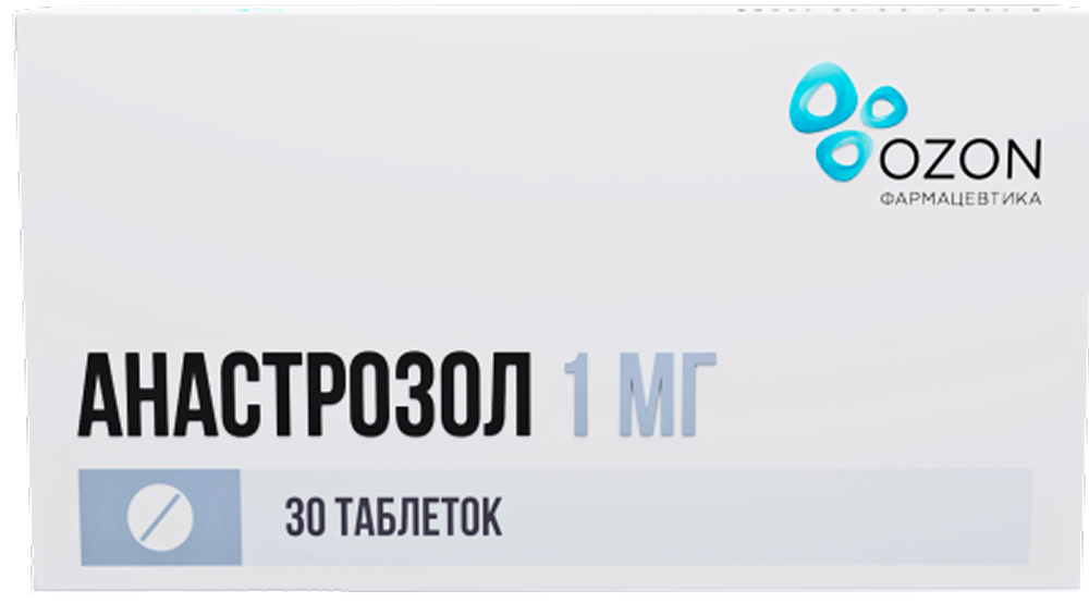 Анастрозол тб п/о плен 1 мг N 30