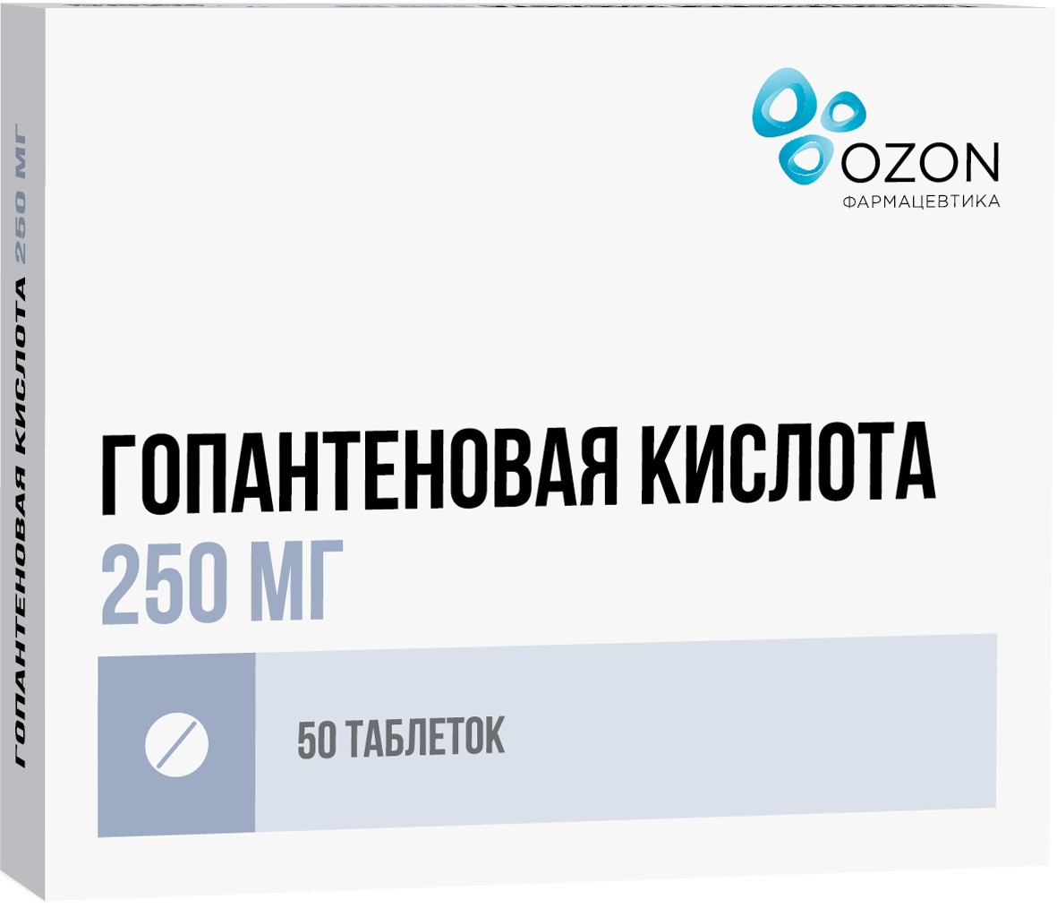 Гопантеновая кислота Озон таблетки 250мг N 50
