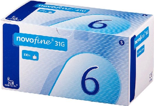 НовоФайн 31G иглы одноразовые N 100