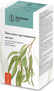 Эвкалипт листья ф/п Здоровье 1,5г N 20