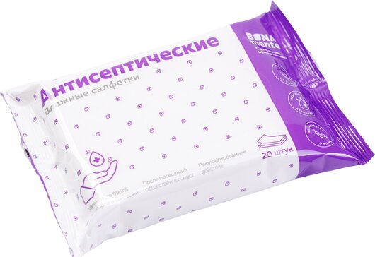 Bona Mente салфетки важные а/септические N 20