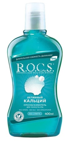 Рокс ополаскиватель д/полости рта активный кальций 400 мл N 1