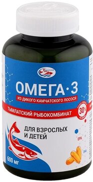 Salmonica Омега-3 из дикого камчатского лосося капс 600мг N 240