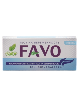 Тест-определение беременности Favo высокочувствительный N 2