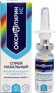 Оксифлурин НС спрей назальный  0.025% 10мл N 1