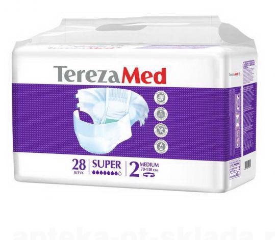 TerezaMed Подгузники для взрослых super р.L (100-150см) N 28