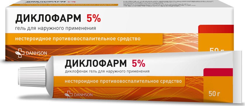 Диклофарм гель 5% 50г N 1