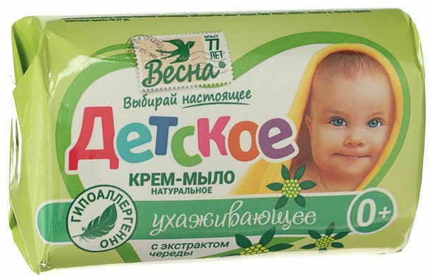 Крем-мыло детское с чередой 90г N 1