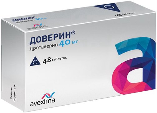 Доверин таблетки 40мг N 48