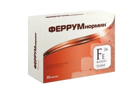 Феррумнормин Комплекс железа с витаминами капс №30
