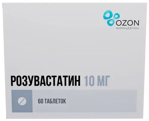 Розувастатин тб п/об пленочной 10мг n60
