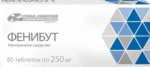 Фенибут тб 250мг N 50