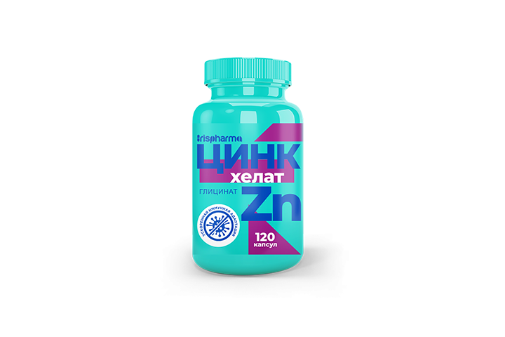Ирисфарма цинка хелат капс N 120