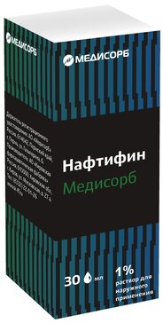 Нафтифин р-р д/наруж пр-я 1% 30 мл N 1
