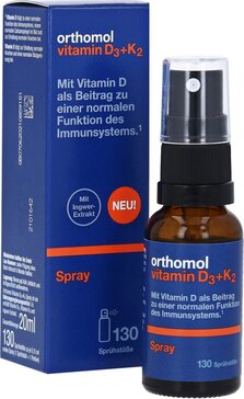 Ортомоль витамин Д3+ К2 спрей 20 мл