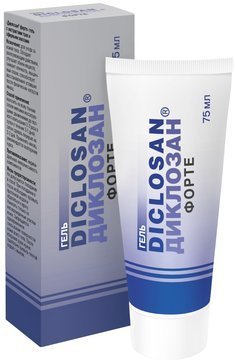 Диклозан форте гель для тела с экстр трав и эф маслами 75мл