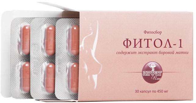 Фитол-1 капс 450мг N 30