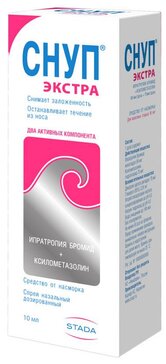 Снуп Экстра спрей назал 84мкг+70мкг/доза 10мл N 1