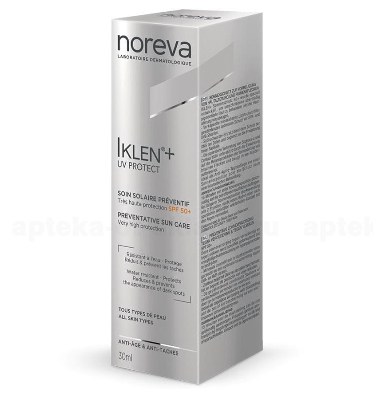 Noreva Иклен крем солнцезащитный 30мл SPF 50+ против пигментных пятен