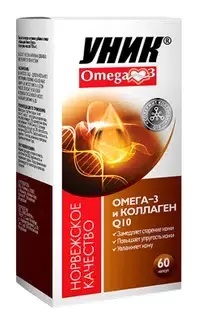 Омега-3 и коэнзим Q10 капс с коллагеном N 60