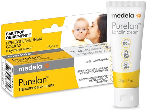 Medela Purelan 100 крем ланолиновый для ухода за сосками матерей 37г