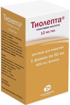 Тиолепта р-р для инф 12мг/мл 50 мл