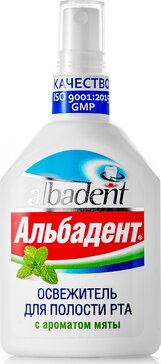 Альбадент мята Освежитель для полости рта 35 мл