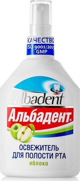 Альбадент освеж дыхан зел яблоко 35мл N 1