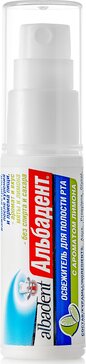 Альбадент Освежитель д/полости рта лимон 10мл N 1