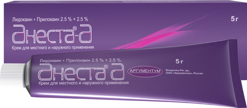 Анеста-А крем д/мест/наруж прим 5г N 1