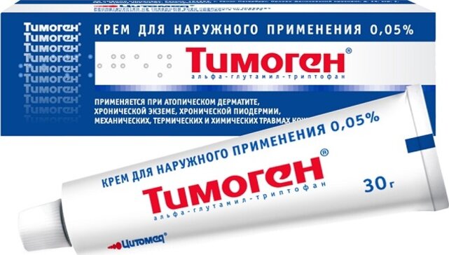 Тимоген крем 0,05% 30гр