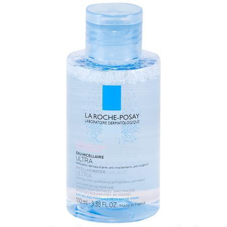 La Roche-Posay ультра мицеллярная вода 100мл для чувствительной кожи лица/глаз