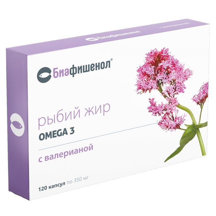 Рыбий жир с пустырн/валериан капс N 100