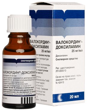Валокордин + доксиламин 25мл