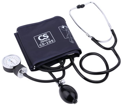 Тонометр cs medica механический встроенный фонендоскоп манжета 22-38см cs-105