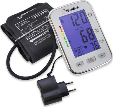Тонометр Meditech MT 50 автомат+адаптер (манжета на плечо стандарт 22-40см)