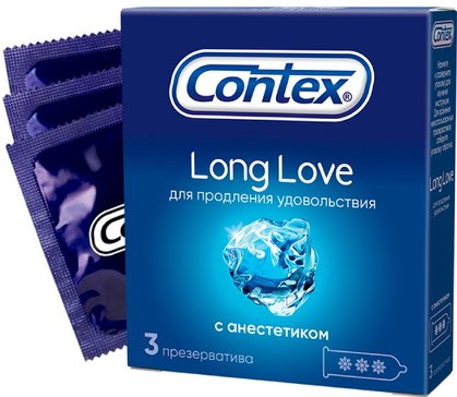 Презервативы Contex Long Love N 3