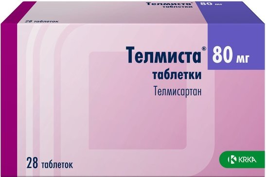 Телмиста тб 80 мг N 28