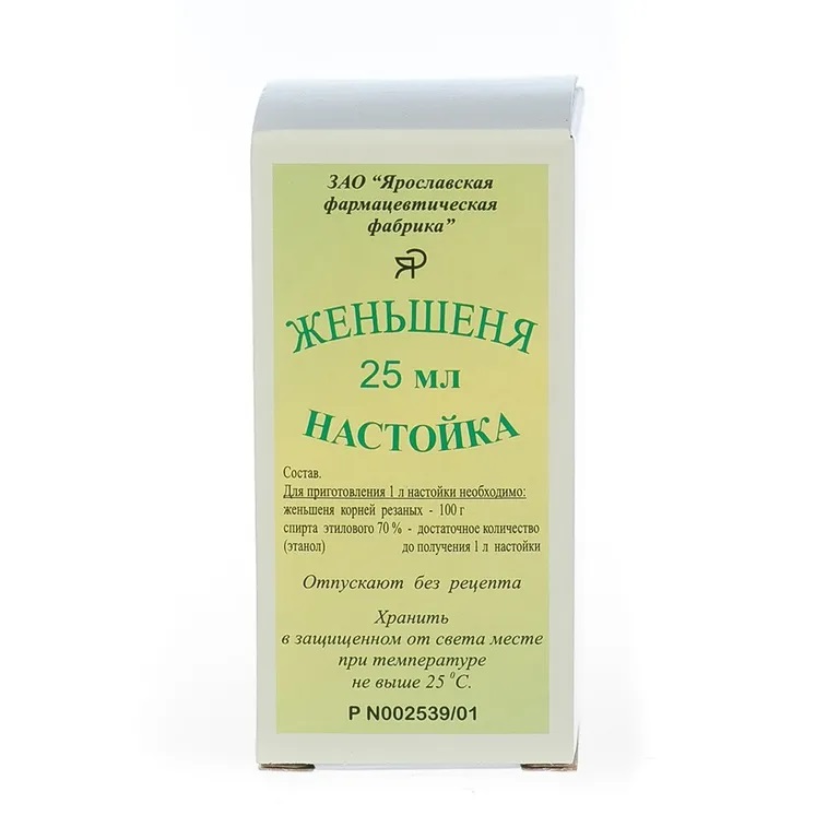 Женьшеня настойка 25мл N 1