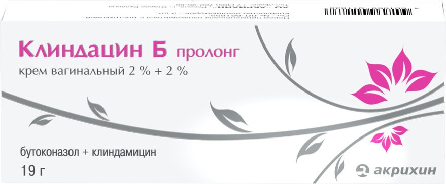 Клиндацин Б пролонг крем вагинальный 2% 19 г N 1